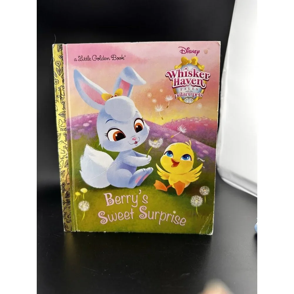 Disney Princess Palace Pets Figures Berry Tutu Little‎ Golden Book Whisker Haven